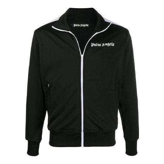 Bomber jakna Palm Angels Side Stripe Sports Jacket by PALM ANGELS Črna | PMBD001E20FAB0011001