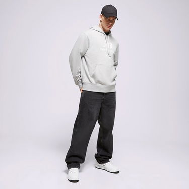 Pulover New Balance Essentials Stacked Siva | MT31537AG, 2