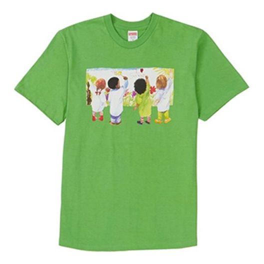 Majica Supreme Kids Print T-Shirt Zelena | SUP-SS19-266