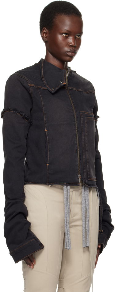 Jakna Ottolinger Ottolinger Drape Collar Denim Jacket Črna | 2217060211, 1