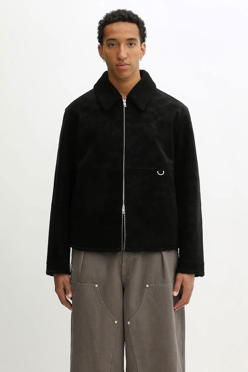 Jakna Represent Clo Oversize Shearling Jacket Črna | MLM100132