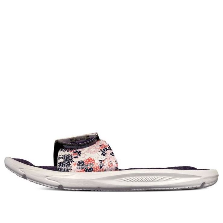 Superge in čevlji Under Armour Ignite 6 Graphic Strap Slide 'Floral Camo' Lila | 3024453-501
