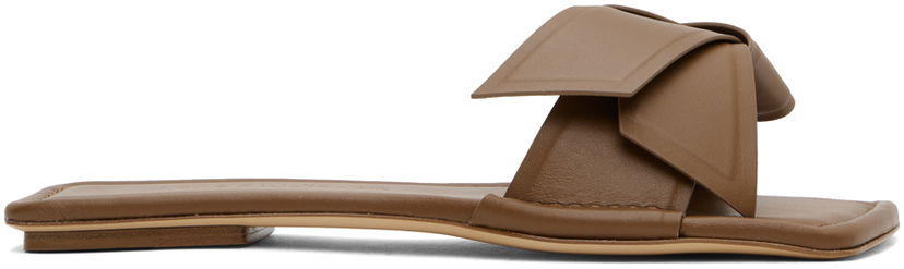 Modni dodatki Acne Studios Acne Studios Musubi Leather Sandals Rjava | AD0598-