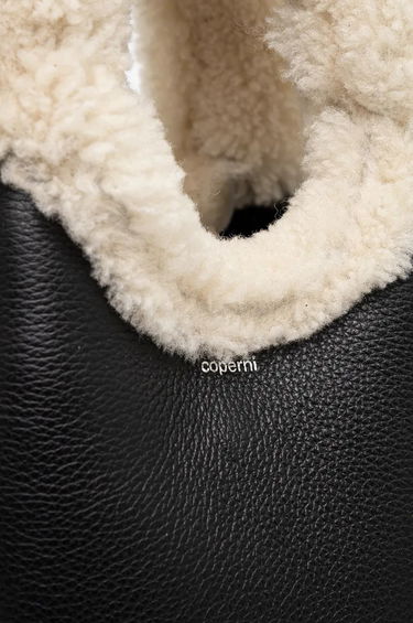 Tote bag Coperni Mini Shearling Bucket Bag Črna | COPBA69840S, 3