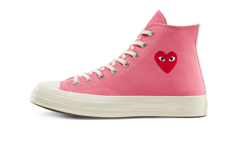 Superge in čevlji Converse Comme des Garçons PLAY x Chuck Taylor All-Star 70s Hi Roza | 168301C, 0