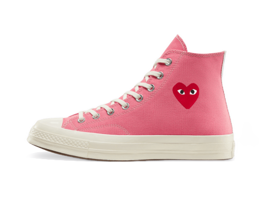 Superge in čevlji Converse Comme des Garçons PLAY x Chuck Taylor All-Star 70s Hi Roza | 168301C