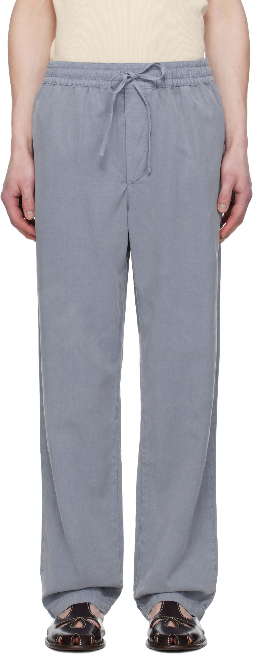 Trenirka ISABEL MARANT Isabel Marant Isak Drawstring Trousers Siva | PA0570HA-C2I07H