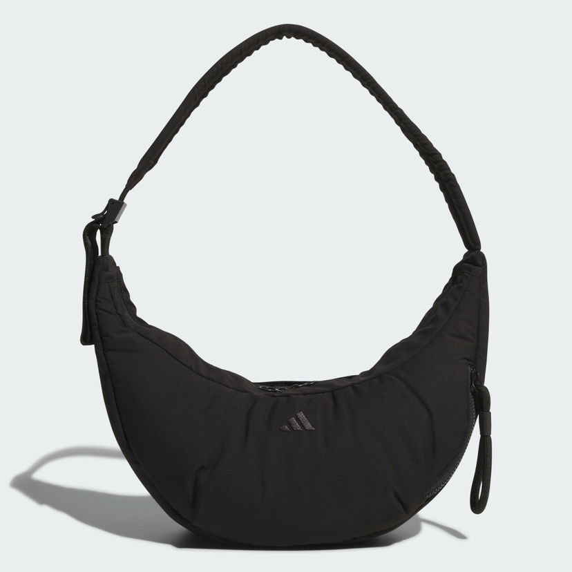 Torba za čez ramo adidas Performance Puffy Shoulder Bag Črna | JZ4417