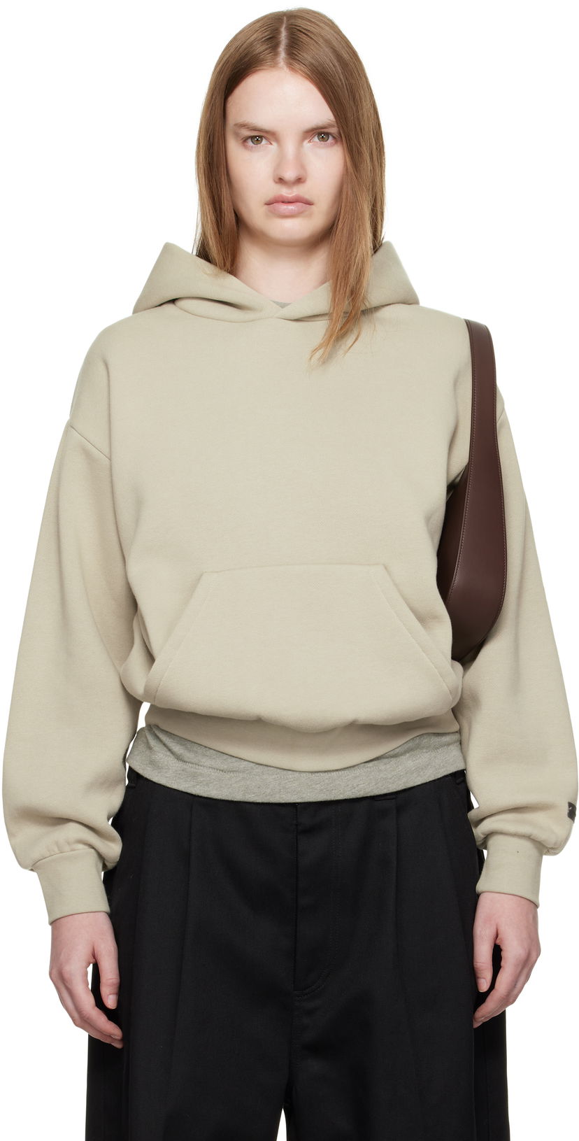 Pulover Fear of God Fear of God ESSENTIALS Classic Fit Hoodie Bež | 192SP255546FW
