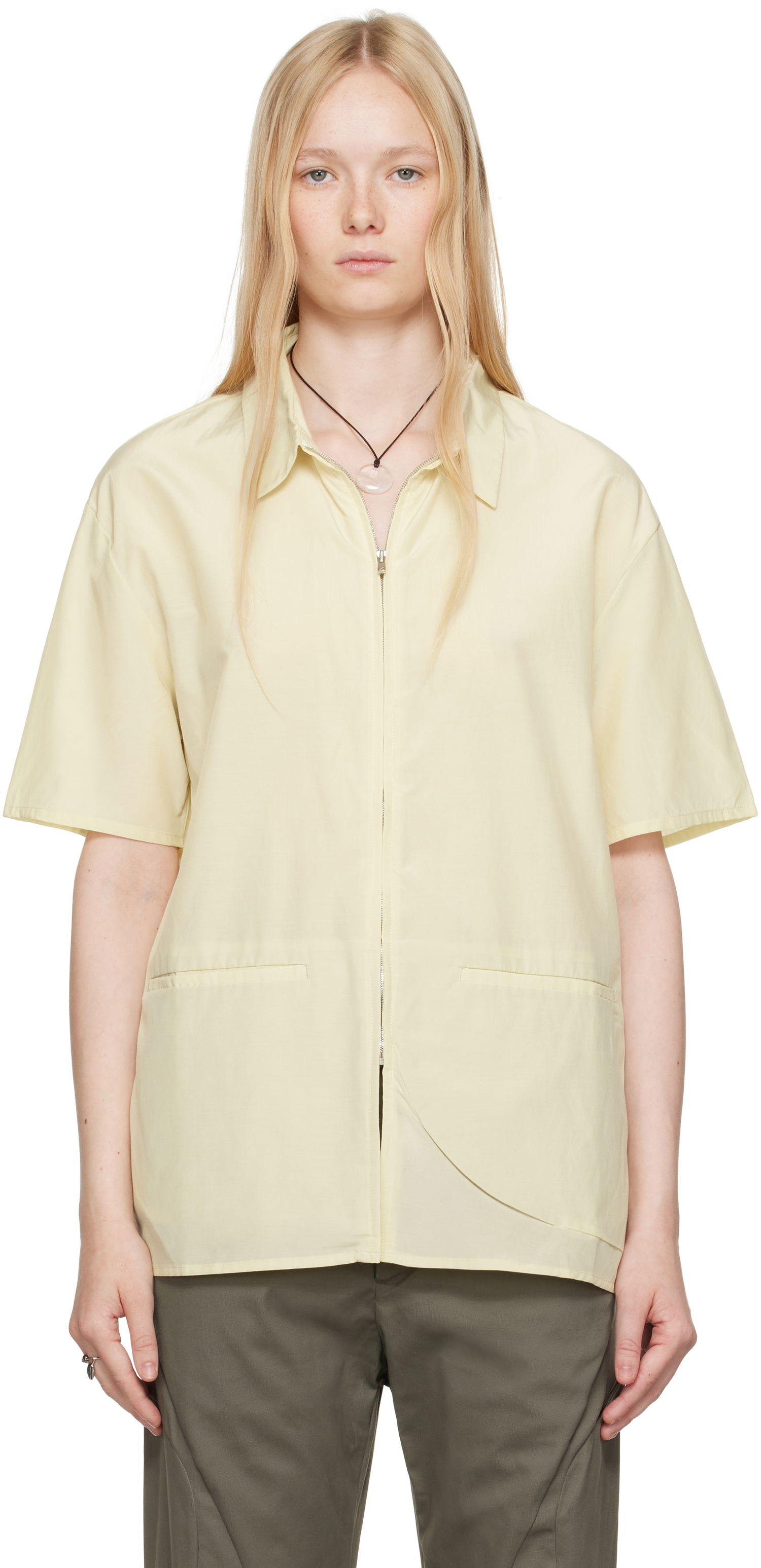 Srajce Post Archive Faction (PAF) Post Archive Faction (PAF) 8.0 Right Half Zip Shirt Rumena | 8.0 THSR-Y, 0