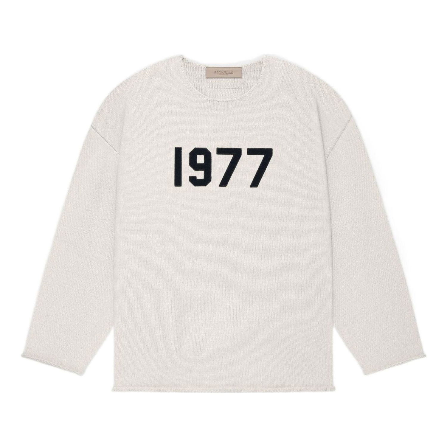 Pleteni pulover Fear of God Essentials 1977 Raw Edge Sweater Bež | FOG-SS22-121, 0