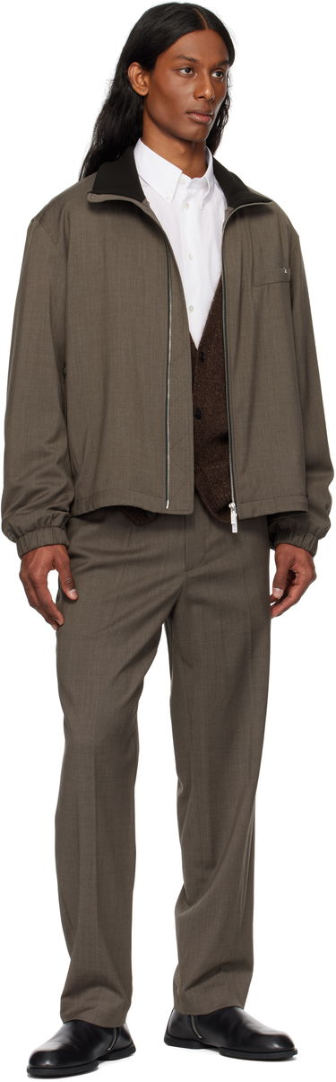 Hlače Helmut Lang Helmut Lang Tapered Pull-On Trousers Rjava | P01HM203, 3