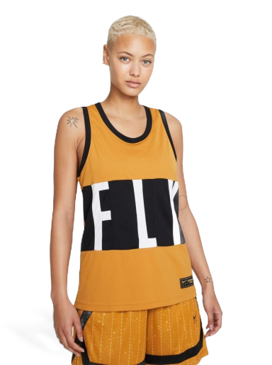 Majica Nike Dri-Fit Swoosh Fly Basketball Jersey Rumena | DC7907-712