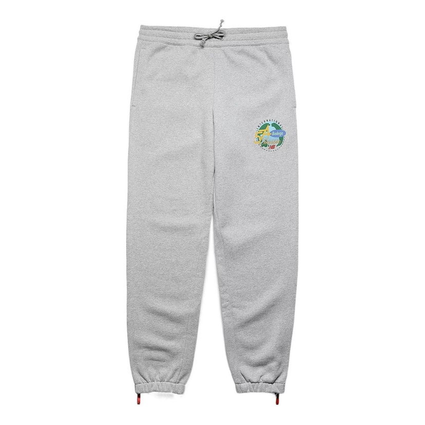Trenirka New Balance Bodega Cotton Sweatpants Siva | MP13541-AG