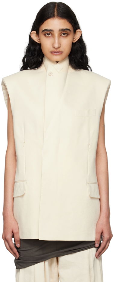 Telovnik Helmut Lang Helmut Lang Car Vest Bež | O04HW199, 0