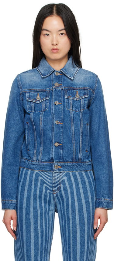 Jakna Jean Paul Gaultier Gaultier Printed Denim Jacket Modra | 24/25-U-VE040I-D013-5701, 0
