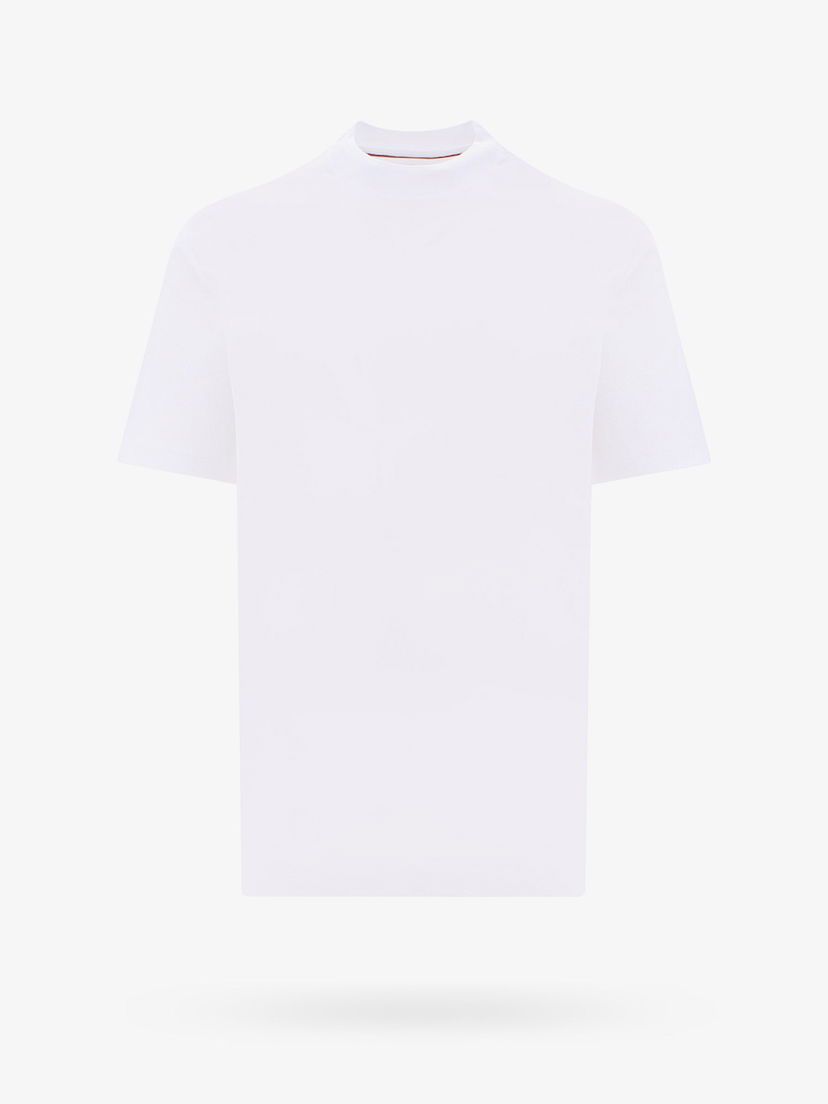 Majica Loro Piana Loro Piana Men's T-Shirt Bela | FAM89241005