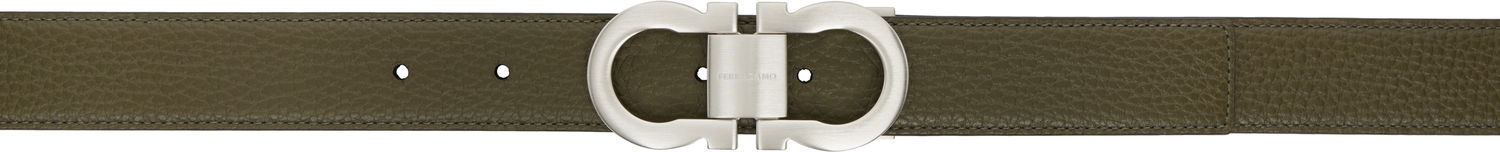 Pasovi FERRAGAMO Reversible Gancini Belt Zelena | 778224, 0