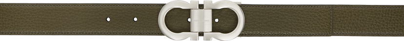 Pasovi FERRAGAMO Reversible Gancini Belt Zelena | 778224