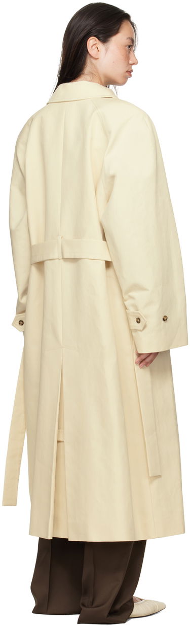 Trenčkot Loulou de Saison Loulou de Saison Kamina Double-Breasted Trench Coat Bež | KAMINA, 2