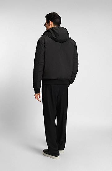 Puhovka BOSS Water-repellent jacket with down filling Črna | 50547425, 1