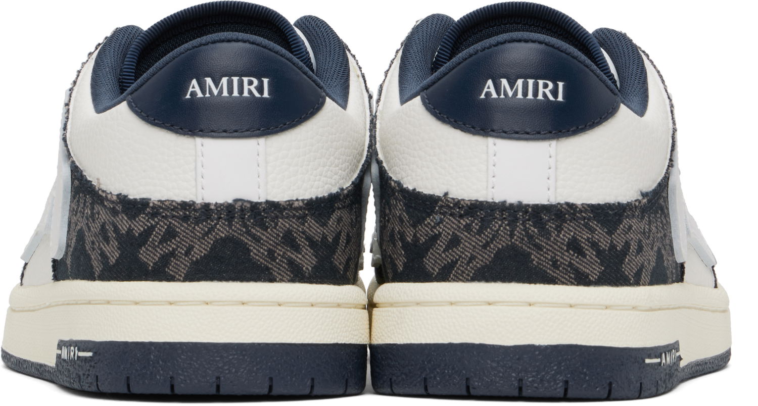 Superge in čevlji AMIRI MA Quad Skel Top Low Bela | AMFOSR1096, 1