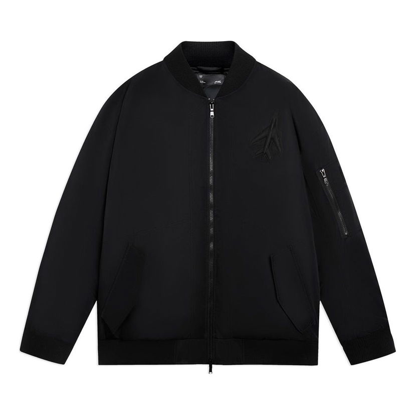Bomber jakna Li-Ning Counterflow Graphic Bomber Jacket Črna | AYMS407-5