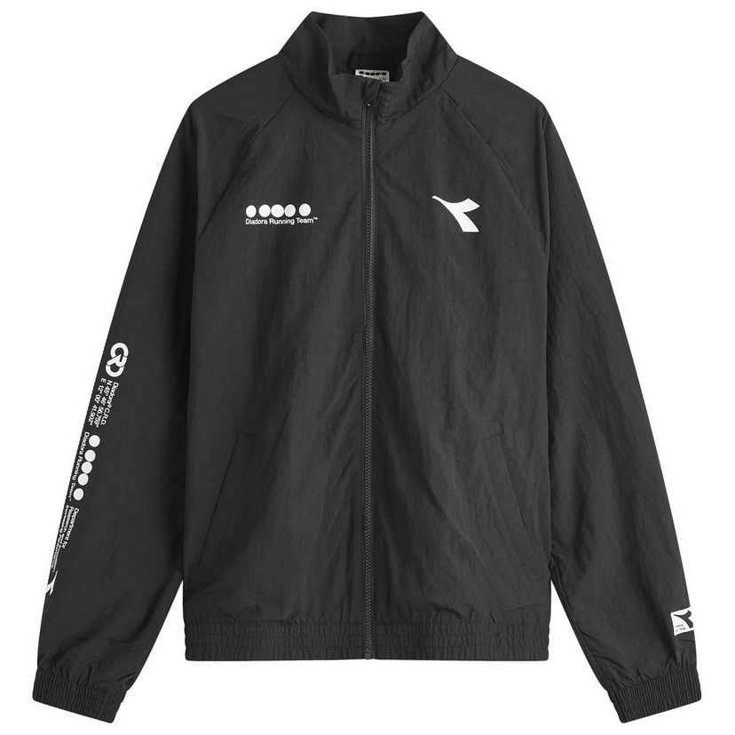 Vetrovka Diadora Diadora Running Team Track Jacket Črna | 502-181676-80013