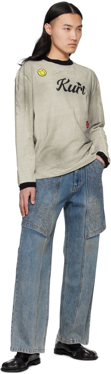 Kavbojke Andersson Bell Andersson Bell Embroidery Wrap Jeans Modra | apa782m, 3