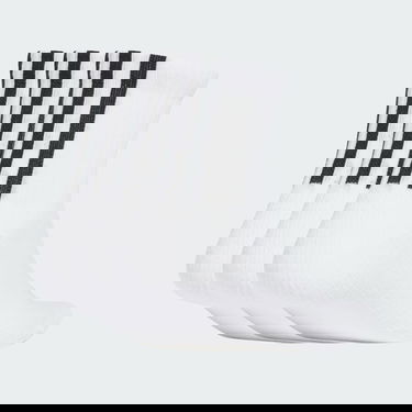 Nogavice adidas Performance Quarter 3 Back Stripes Socks - 3 Pairs Bela | JV7423, 0