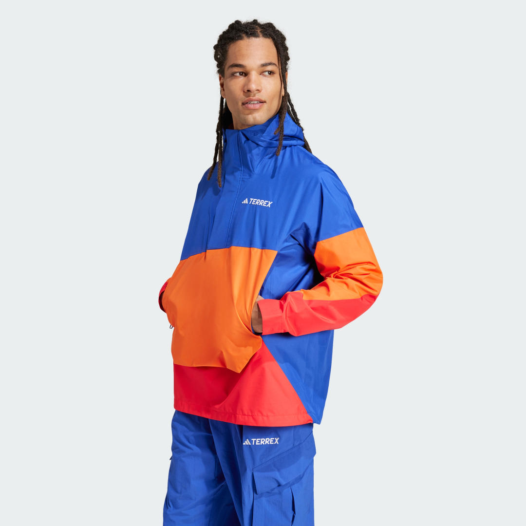 Vetrovka adidas Performance Terrex Xploric 2.5L Climaproof Windbreaker Modra | JD8348, 0