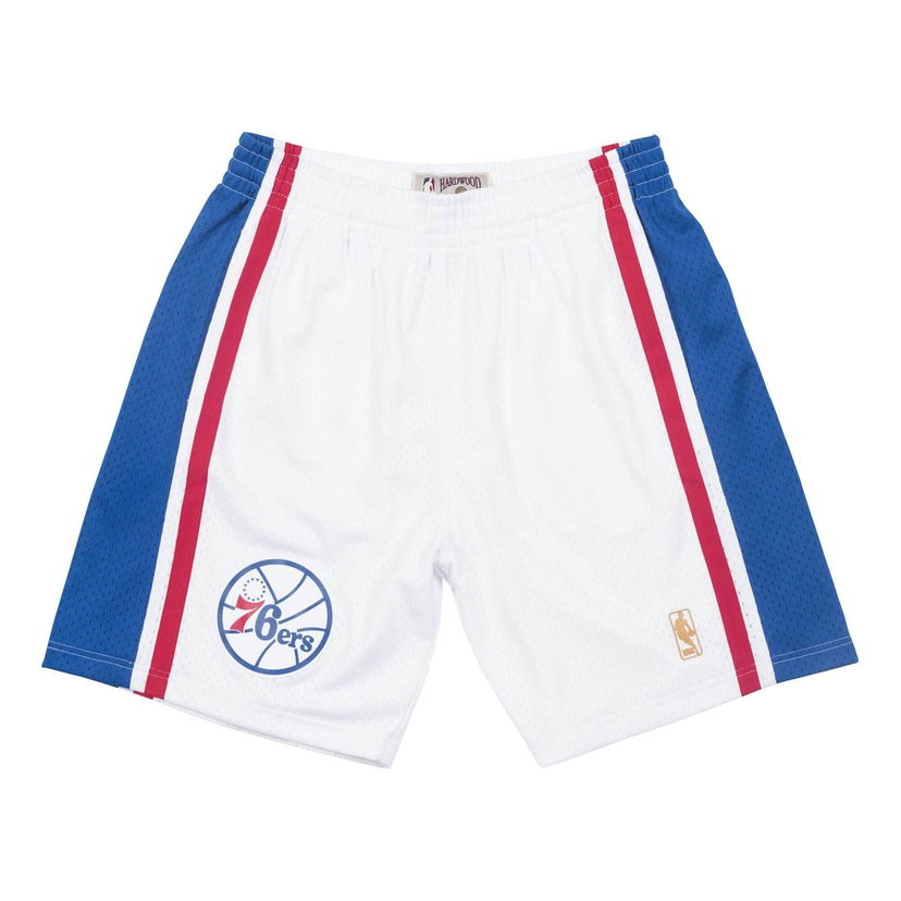 Kratke hlače Mitchell & Ness Mitchell & Ness Philadelphia 76ers Swingman Shorts Bela | SMSHGS18246-P76WHIT96