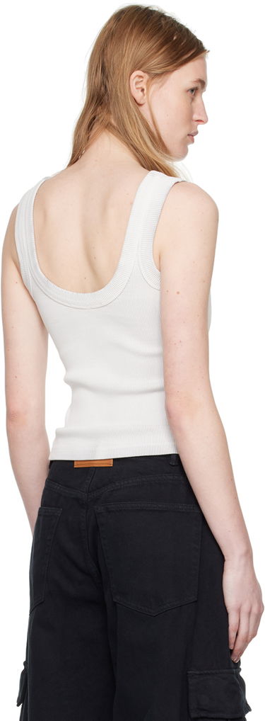 Majica brez rokavov Alexander Wang Alexanderwang.t Embossed Tank Top Bela | 4CC2241455, 2