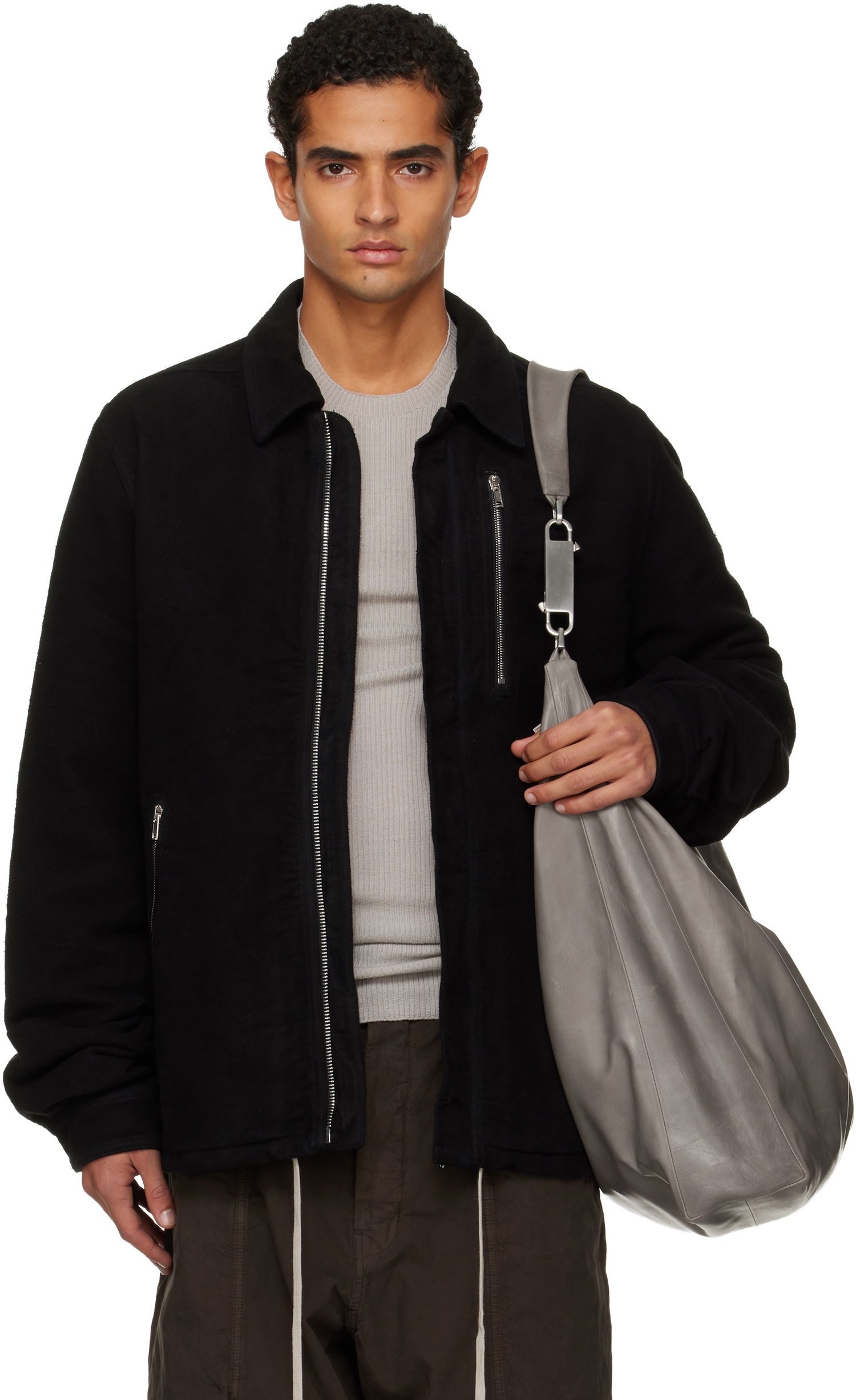 Jakna Rick Owens Rick Owens DRKSHDW Concealed Zipfront Jacket Črna | DU02E7775 BMO, 0