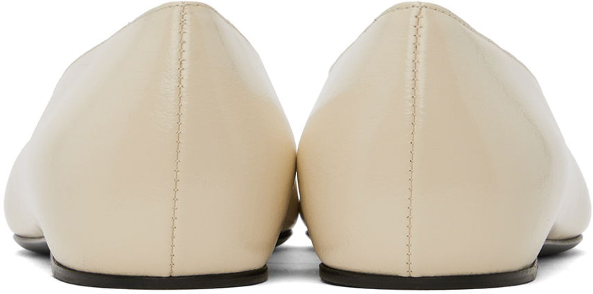 Oblačila TOTEME TOTEME Asymmetric Ballerina Flats Bež | 241-WAS990-LE0046, 1