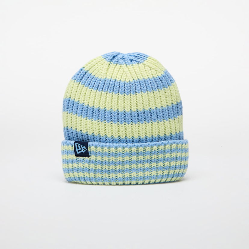 Beanie New Era Knit Medium Stripe Beanie Pastel Blue Universal Turkizna | 60565458