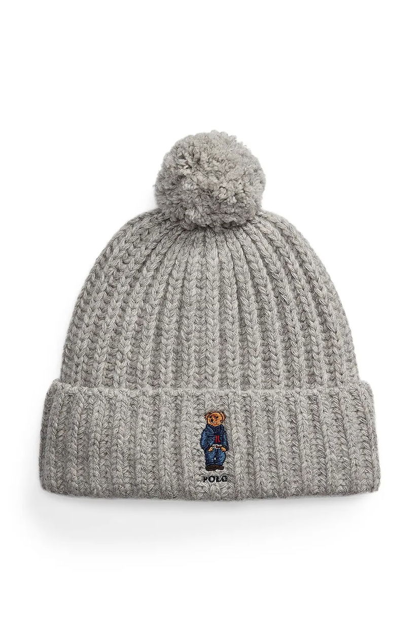 Beanie Polo by Ralph Lauren Polo Ralph Lauren Wool Beanie with Pompom Siva | 455936112
