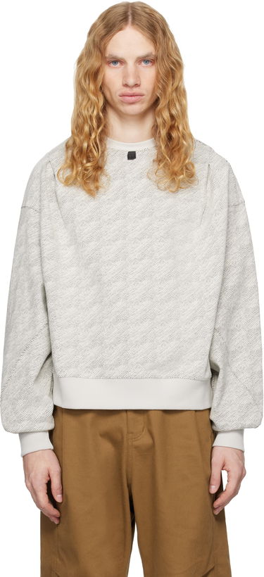 Pulover ADER ERROR Tetraight Product. 43 Sweatshirt Bela | BN01FWSW0104BK, 0