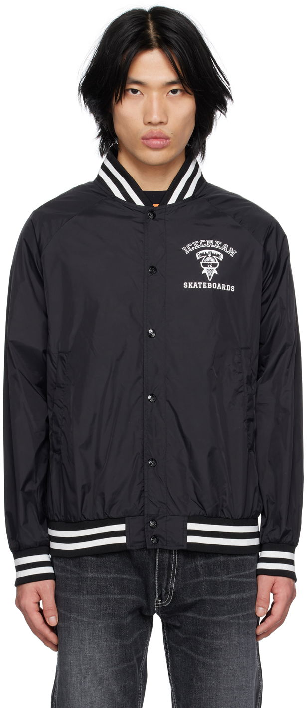 Bomber jakna BBC IceCream Printed Bomber Jacket Črna | IC22406