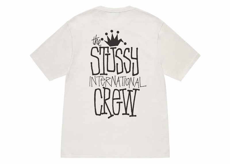 Majica Stüssy Crown International Crew Graphic T-Shirt Bela | 1905043
