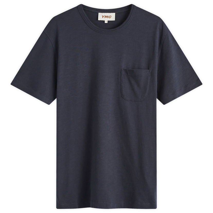 Majica YMC Wild Ones Pocket T-Shirt, Size Large Modra | P6AZG-40