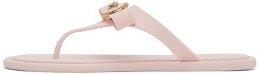 Kopalke Versace Versace Gianni Ribbon Flip-Flops Roza | 1018789_1A10983_1PT2V, 2