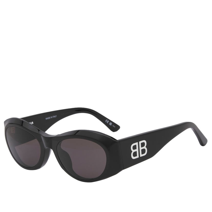 Sončna očala Balenciaga Balenciaga BB0396SK Oval Sunglasses Črna | BB0396SK-001