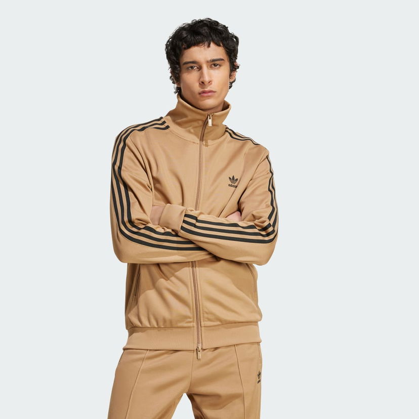 Trenirka adidas Performance Adicolor Classics Beckenbauer Track Jacket Rjava | JY1278