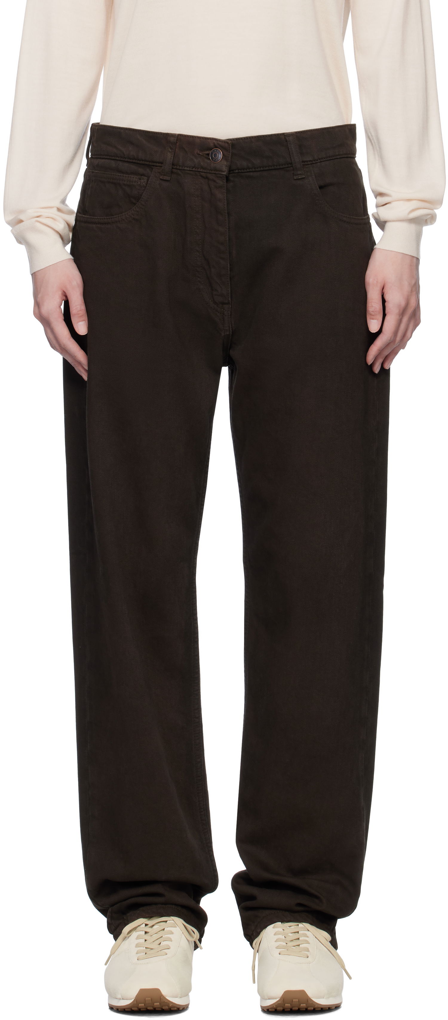 Kavbojke The Row The Row Bercy Jeans Rjava | 8595-W3448, 0
