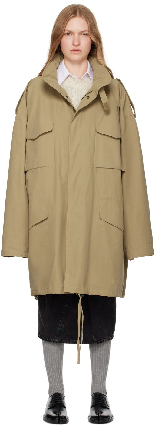 Parka Maison Margiela Hooded Jacket Bež | S51AM0494 M35233