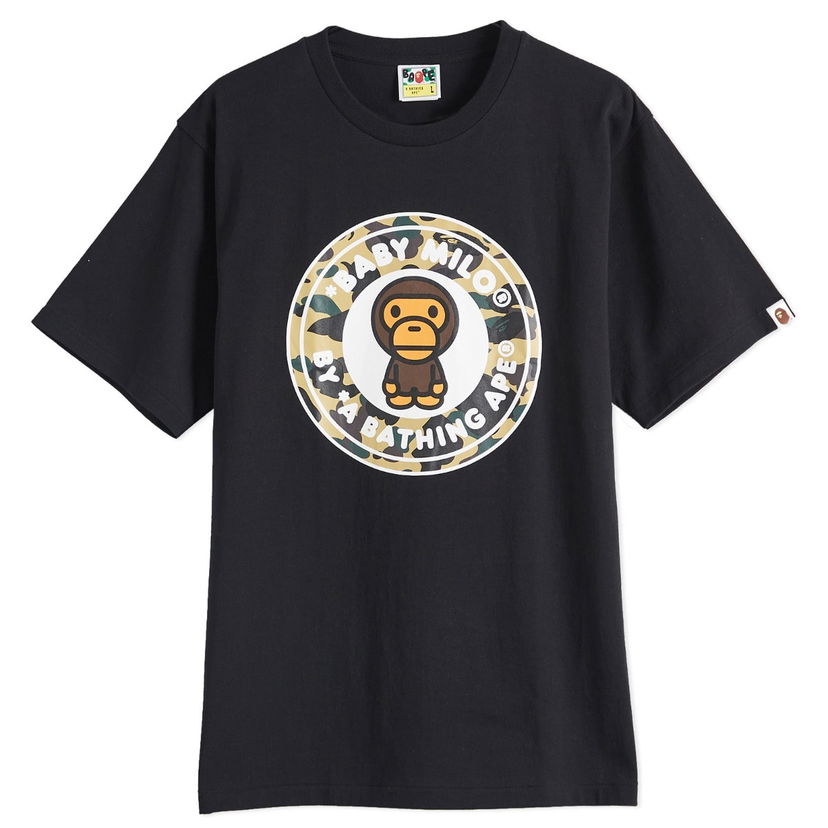 Majica BAPE Bathing Ape 1St Camoilo Busy Works Tee Črna | 002TEL301004M-BYL