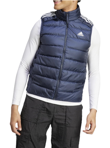 Telovnik adidas Performance Sportswear Essentials 3-Stripes Light Down Vest Mornarica | ik3210