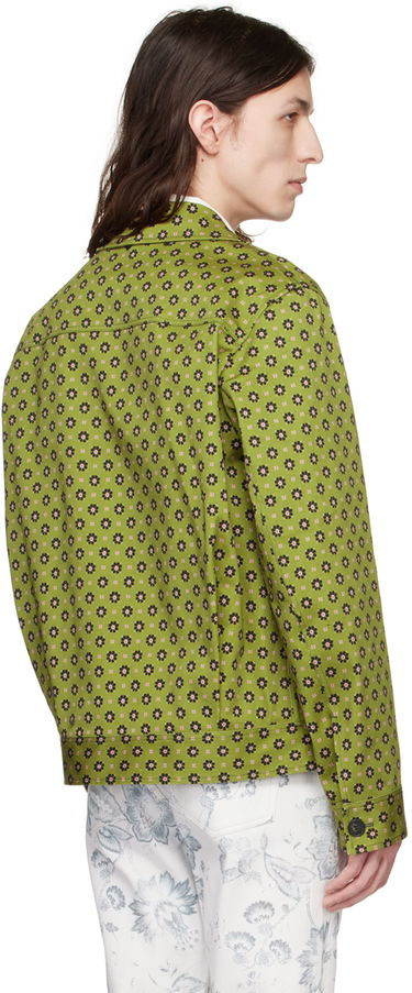 Jakna Erdem Erdem Graham Floral Print Jacket Zelena | MS23_712MMFOG GRAHAM, 2