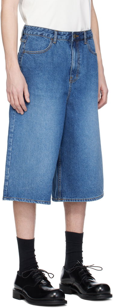 Kratke hlače ADER ERROR ADER error Sig TRS Tag 01 Denim Shorts Modra | BN42FYJE0201BL, 1